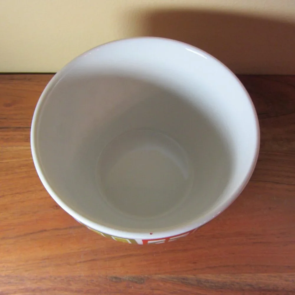 crate & barrel bowls yule town Julia Rothman holiday christmas set of 3 (w3541)